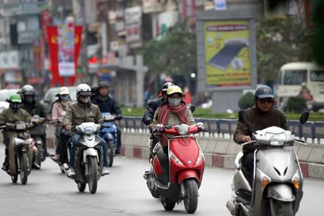 Bắc Bộ và Bắc Trung Bộ có mưa rào và dông, trời chuyển rét