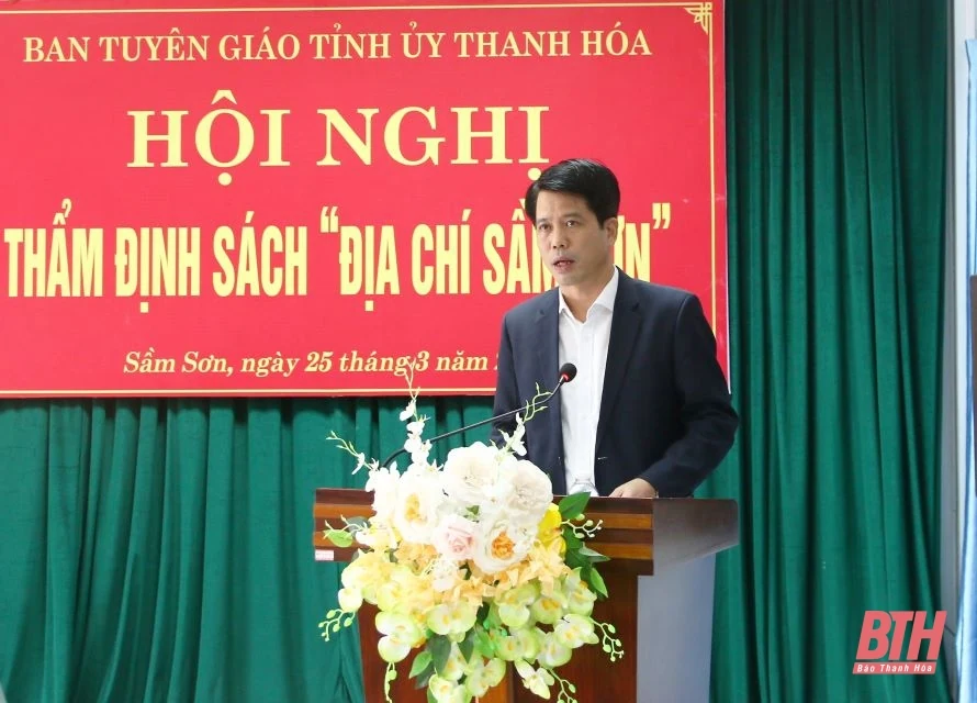 Thẩm định công trình “Địa chí thành phố Sầm Sơn”