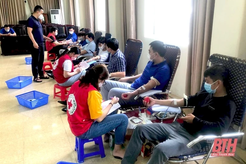 Ngày hội hiến máu tình nguyện Trường Cao đẳng Công nghiệp Thanh Hóa