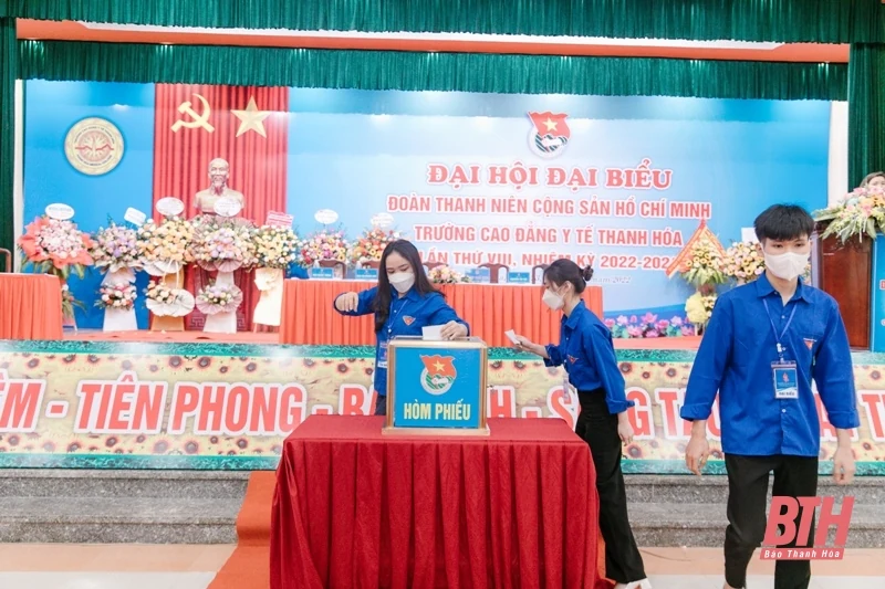 Đại hội Đại biểu Đoàn TNCS Hồ Chí Minh Trường Cao đẳng Y tế Thanh Hóa lần thứ VIII