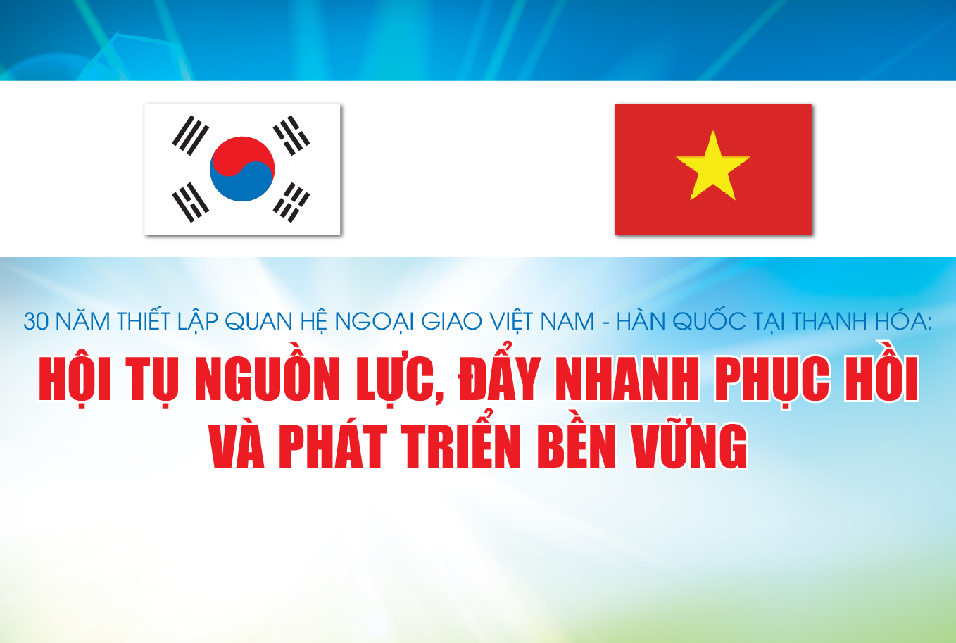 30 năm thiết lập quan hệ ngoại giao Việt Nam - Hàn Quốc tại Thanh Hóa: Hội tụ nguồn lực, đẩy nhanh phục hồi và phát triển bền vững