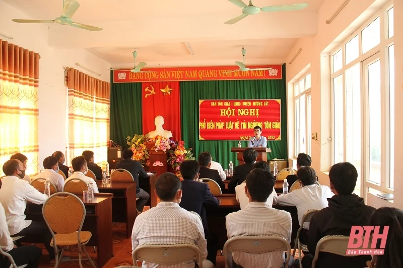 Tập huấn nghiệp vụ công tác tôn giáo và cập nhật thông tin công tác tôn giáo năm 2022