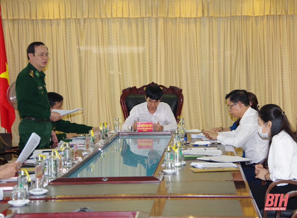 Trưởng ban Nội chính Tỉnh ủy Thanh Hoá giám sát việc lãnh đạo, chỉ đạo thực hiện nhiệm vụ chính trị, bảo vệ chủ quyền lãnh thổ, an ninh biên giới