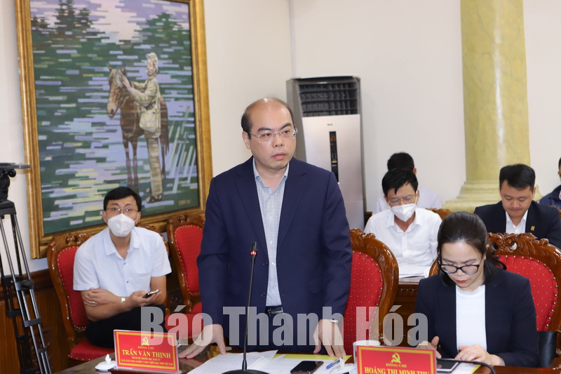 Đảng ủy Khối Doanh nghiệp Trung ương làm việc với tỉnh Thanh Hóa về công tác phát triển tổ chức Đảng và đảng viên trong doanh nghiệp