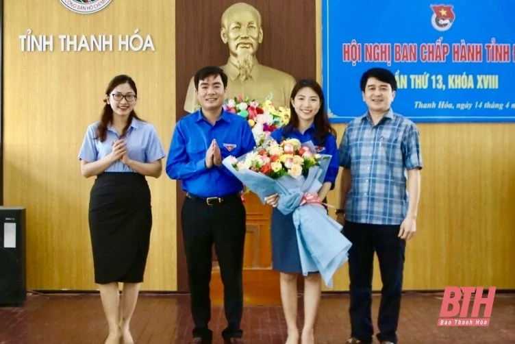 Tỉnh đoàn Thanh Hoá có thêm nữ Phó Bí thư