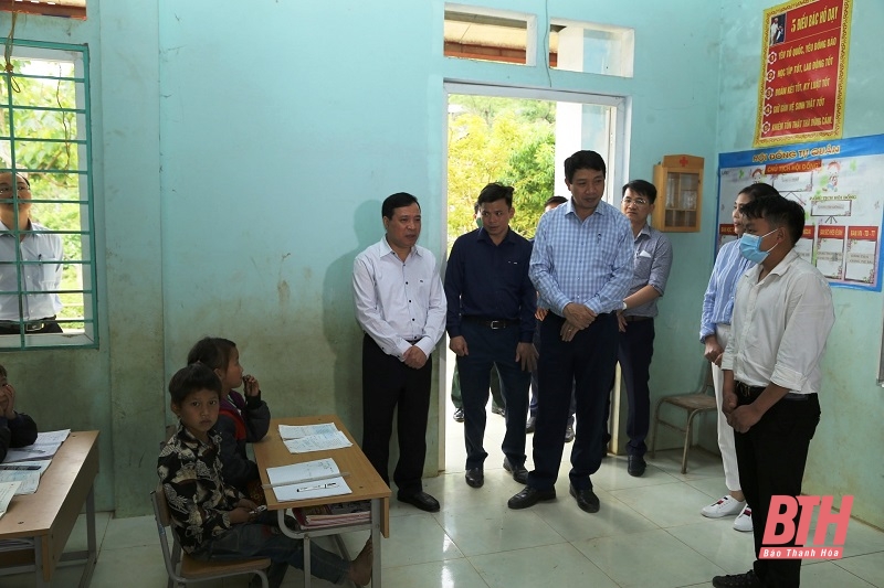 Ban Chỉ đạo 901 tỉnh Thanh Hoá khảo sát thực tế tại huyện Mường Lát