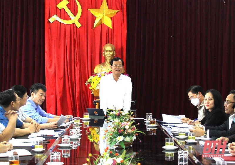 Thường trực HĐND tỉnh Thanh Hoá giám sát công tác cải cách hành chính tại Sở Tài nguyên và Môi trường