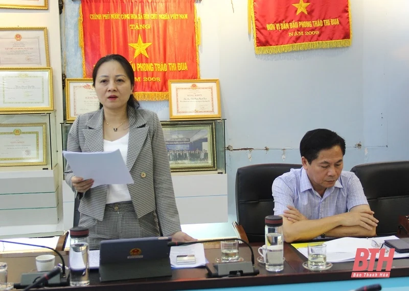 Thường trực HĐND tỉnh giám sát công tác cải cách hành chính tại Kho bạc Nhà nước tỉnh Thanh Hóa