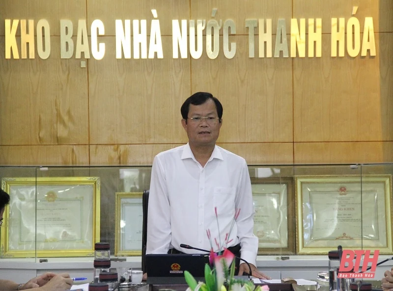 Thường trực HĐND tỉnh giám sát công tác cải cách hành chính tại Kho bạc Nhà nước tỉnh Thanh Hóa