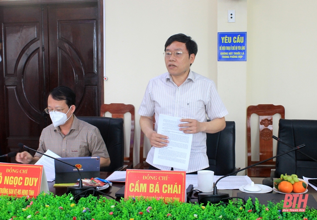 Thường trực HĐND tỉnh Thanh Hoá giám sát công tác cải cách hành chính tại huyện Như Thanh