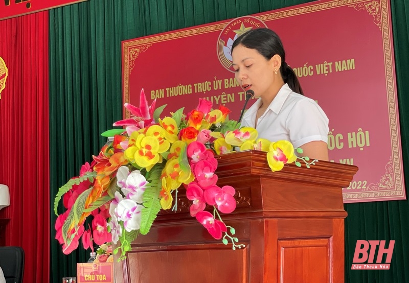 ĐBQH tỉnh Thanh Hóa tiếp xúc cử tri huyện Triệu Sơn và Thọ Xuân