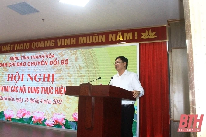 Hướng dẫn, triển khai các nội dung chuyển đổi số tỉnh Thanh Hóa