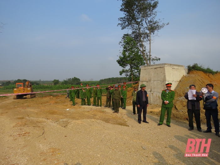 Huyện Thọ Xuân đẩy mạnh giải phóng mặt bằng để triển khai các dự án trọng điểm