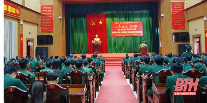 Bộ CHQS tỉnh Thanh Hóa hưởng ứng Tháng hành động an toàn vệ sinh lao động năm 2022