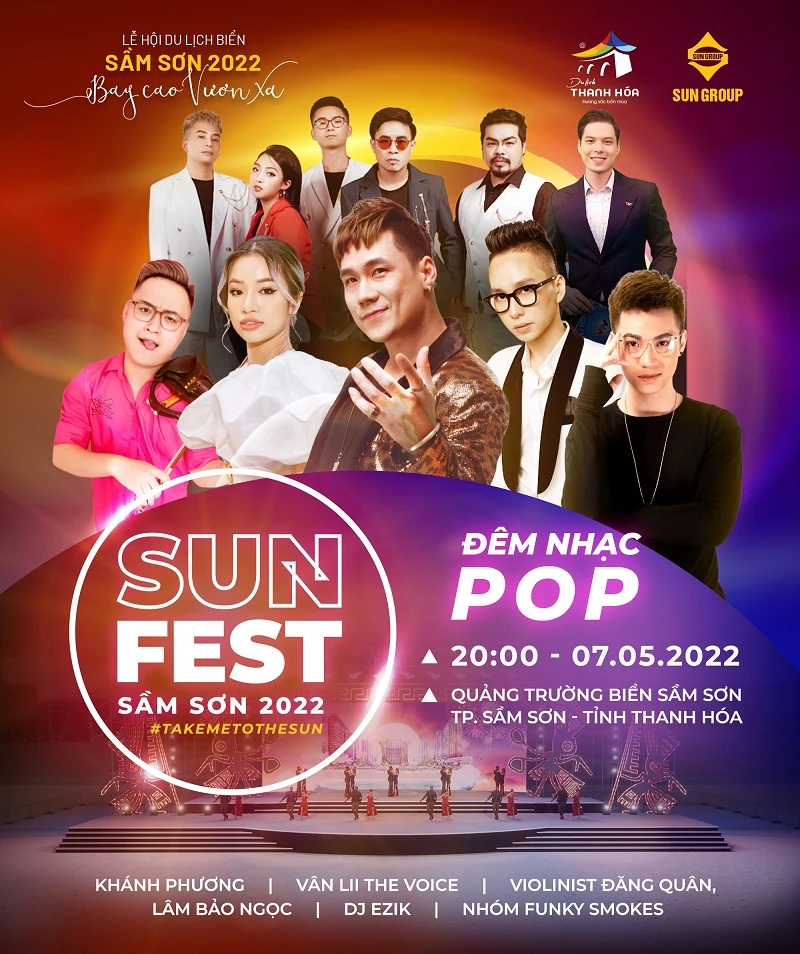 Chờ đón chương trình nghệ thuật SunFest Thanh Hóa với chủ đề “Gặp lại thanh xuân” vào tối thứ 7 tuần này