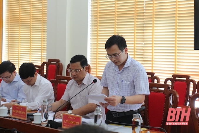 Ban Kinh tế - Ngân sách HĐND tỉnh giám sát tại huyện Thọ Xuân