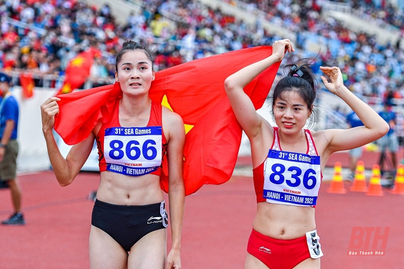 Quách Thị Lan giành huy chương đồng nội dung 400m tại SEA Games 31