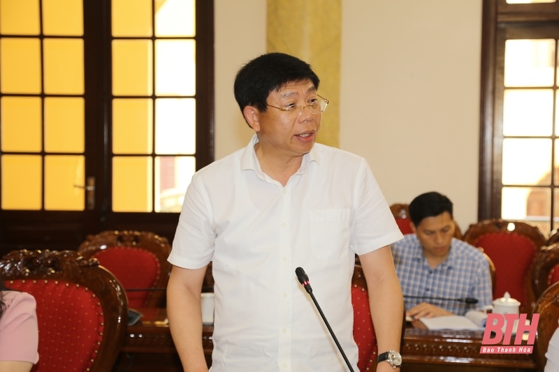 Thường trực Tỉnh ủy duyệt nội dung, chương trình Đại hội đại biểu Hội Chữ thập đỏ tỉnh Thanh Hóa lần thứ X, nhiệm kỳ 2022-2027