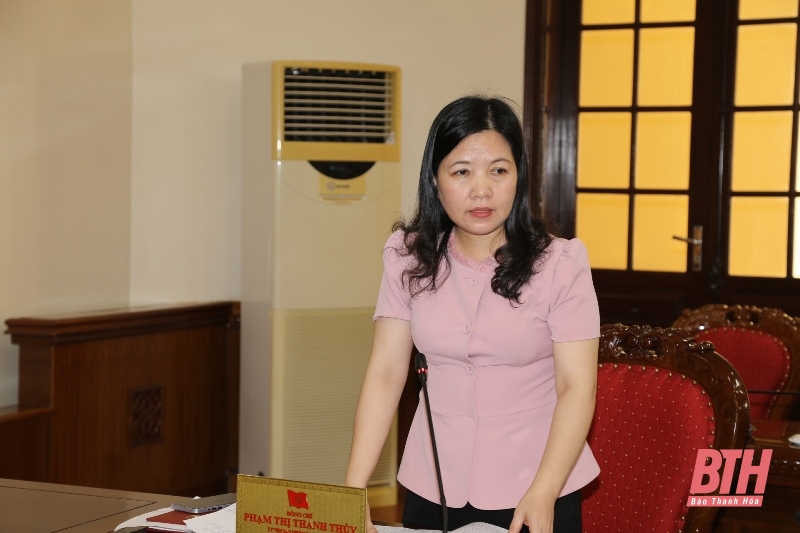 Thường trực Tỉnh ủy duyệt nội dung, chương trình Đại hội đại biểu Hội Chữ thập đỏ tỉnh Thanh Hóa lần thứ X, nhiệm kỳ 2022-2027
