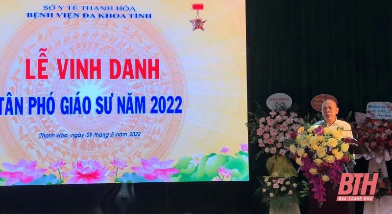 Ngành Y tế Thanh Hóa có Phó Giáo sư đầu tiên