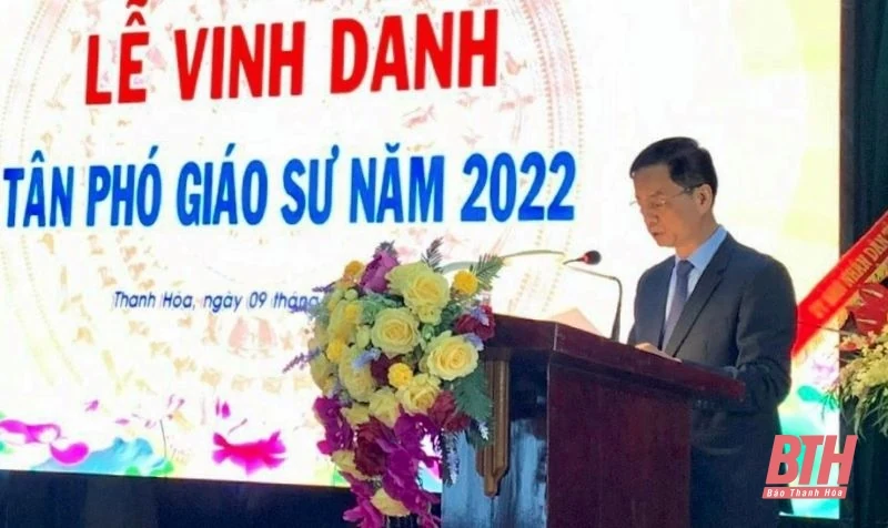 Ngành Y tế Thanh Hóa có Phó Giáo sư đầu tiên