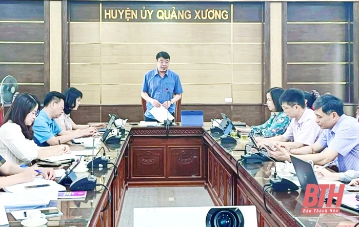 Ứng dụng công nghệ thông tin phục vụ hoạt động của HĐND ở huyện Quảng Xương