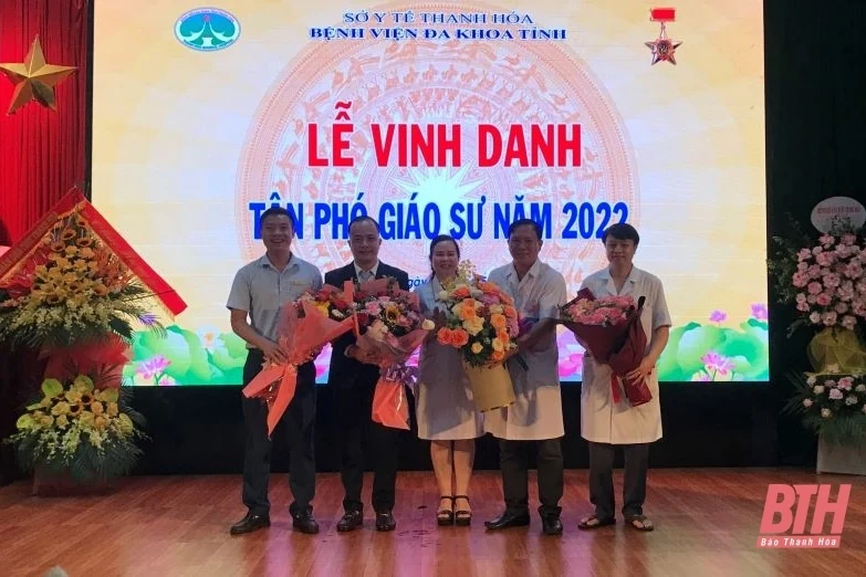 Ngành Y tế Thanh Hóa có Phó Giáo sư đầu tiên