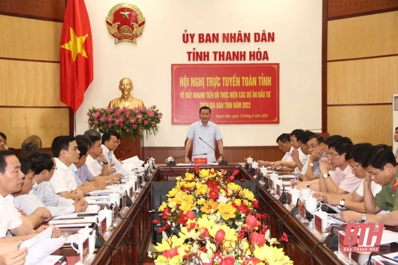 Chủ tịch UBND tỉnh Đỗ Minh Tuấn chỉ đạo tháo gỡ vướng mắc, đẩy nhanh tiến độ và giải ngân vốn các dự án đầu tư công