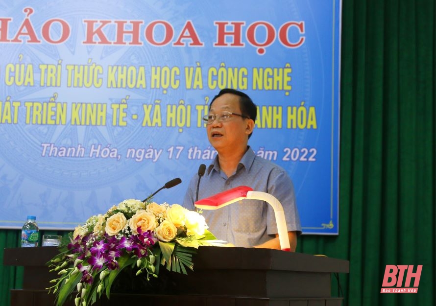 Đề xuất nhiệm vụ, giải pháp xây dựng đội ngũ trí thức KH&CN tỉnh Thanh Hóa đáp ứng yêu cầu phát triển của tỉnh