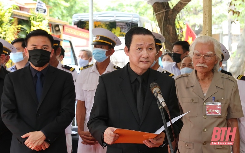 Truy điệu, tiễn đưa đồng chí Lê Hữu Hinh, nguyên quyền Chủ tịch UBND tỉnh Thanh Hóa về nơi an nghỉ cuối cùng