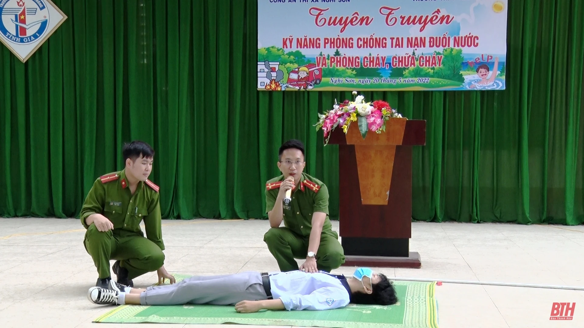 Tuyên truyền kỹ năng phòng, chống tai nạn đuối nước và PCCC cho học sinh