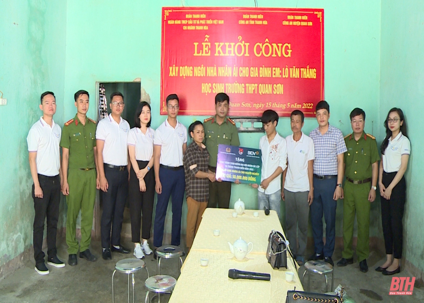 Hỗ trợ xây dựng, sửa chữa ngôi nhà nhân ái cho học sinh có hoàn cảnh đặc biệt khó khăn tại huyện Quan Sơn