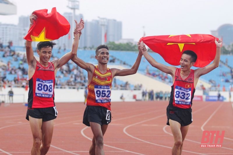 SEA Games 31: Lê Văn Thao của Thanh Hóa về đích thứ 3 ở nội dung 10.000m