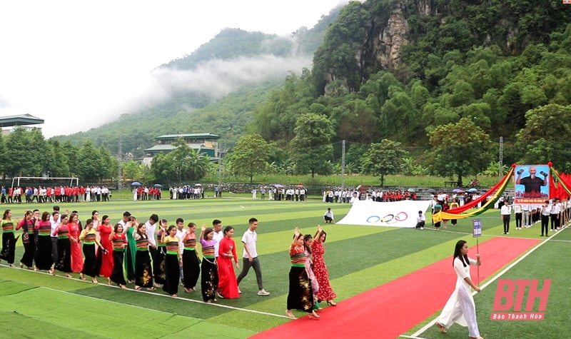 Gần 500 vận động viên tranh tài tại Đại hội TDTT huyện Quan Hóa lần thứ IX
