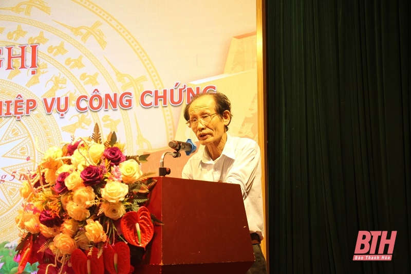 Bồi dưỡng, tập huấn nghiệp vụ công chứng năm 2022