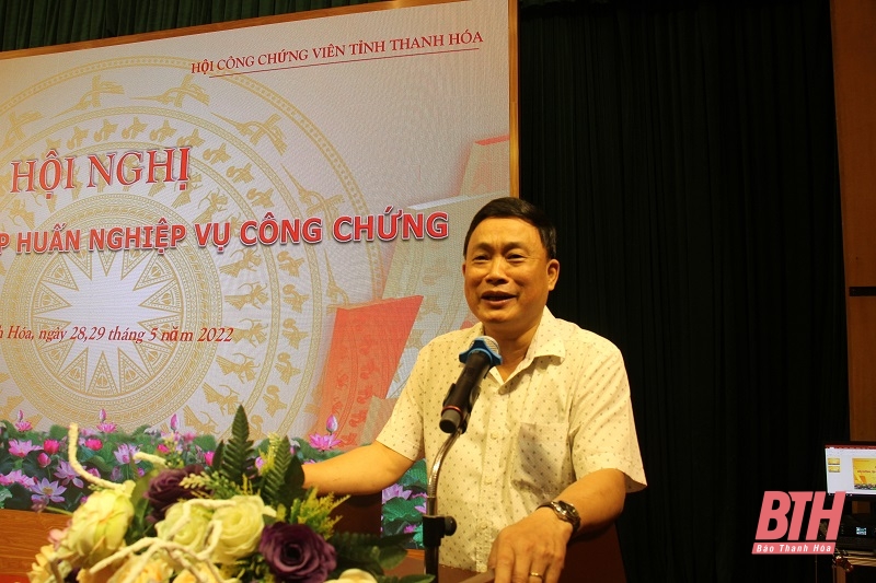 Bồi dưỡng, tập huấn nghiệp vụ công chứng năm 2022