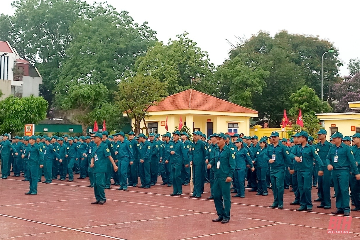 Huyện Yên Định tổ chức Hội thao Trung đội dân quân cơ động