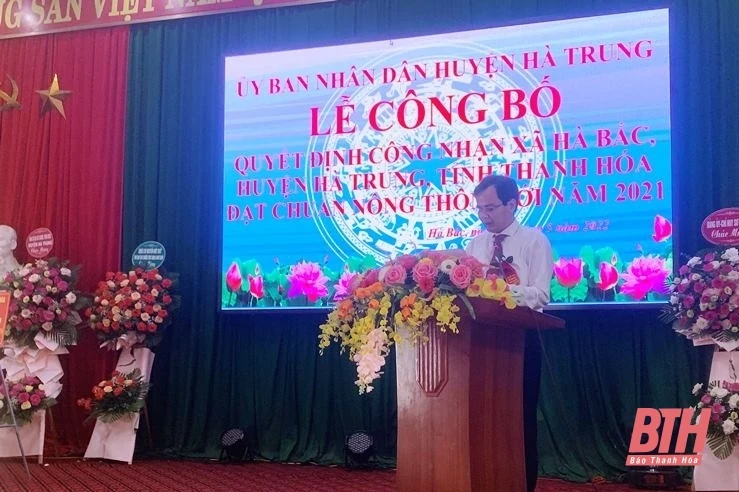 Xã Hà Bắc đón nhận danh hiệu Xã đạt chuẩn nông thôn mới