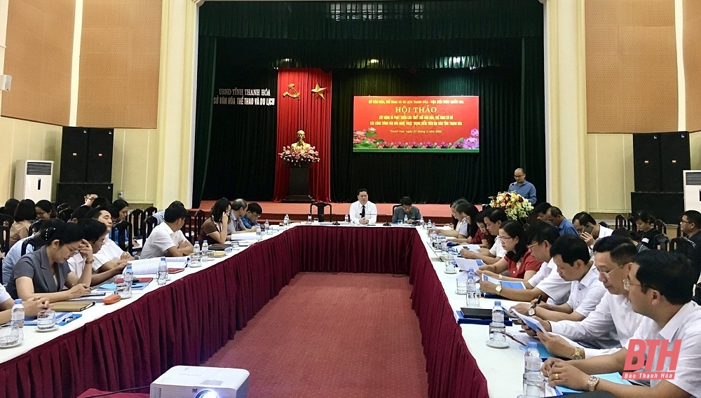 Đề xuất giải pháp xây dựng, phát triển thiết chế văn hoá, thể thao cơ sở, công trình văn hoá - nghệ thuật trọng điểm trên địa bàn Thanh Hoá