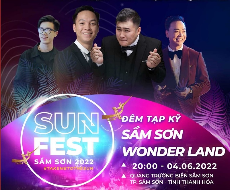 Nghệ thuật giải trí đa sắc màu được tôn vinh tại đêm tạp kỹ Sun Fest thứ 6 - Sam Son Wonder Land