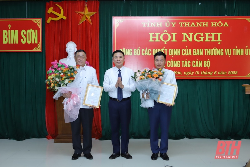 Đồng chí Đào Vũ Việt thôi giữ chức Giám đốc sở Xây dựng để giữ chức Bí thư Thị ủy Bỉm Sơn