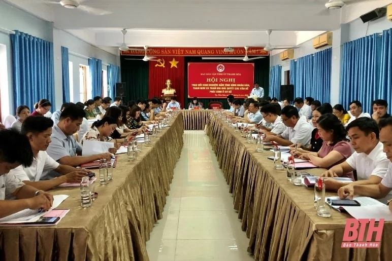 Trao đổi kinh nghiệm nắm tình hình Nhân dân