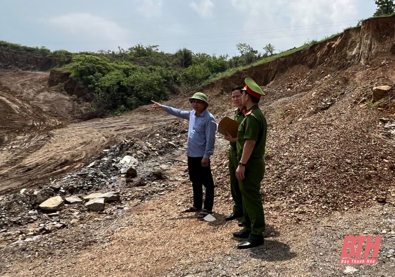 Xác minh, làm rõ những thông tin liên quan đến hoạt động khai thác đất trên địa bàn thị xã Bỉm Sơn