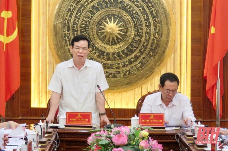 Thường trực Tỉnh ủy làm việc với Đoàn khảo sát của Ban Chỉ đạo Đề án 134 về thí điểm mô hình Hội người cao tuổi cấp tỉnh, cấp huyện tại tỉnh Thanh Hoá