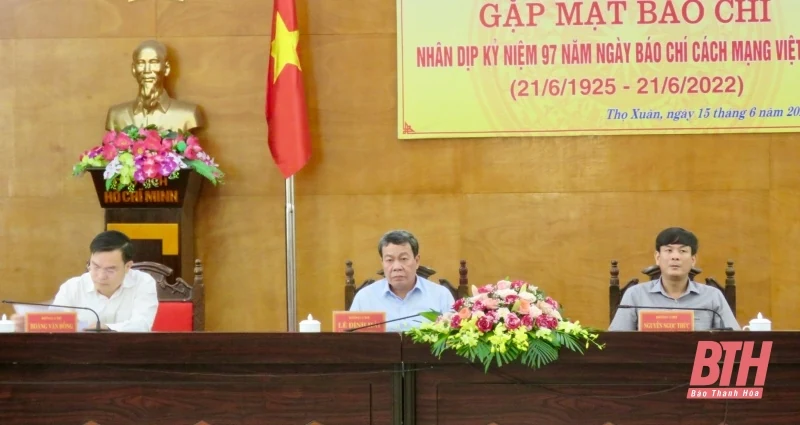 Huyện Thọ Xuân gặp mặt các cơ quan báo chí