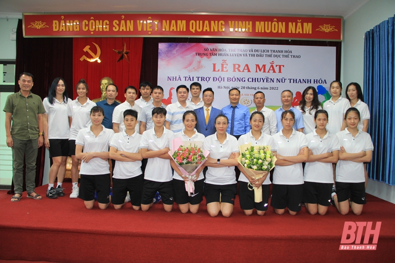 Công ty CP Tập đoàn Hà Phú là nhà tài trợ chính của đội bóng chuyền nữ Thanh Hóa