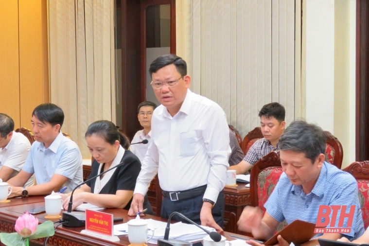 Đoàn giám sát của Quốc hội giám sát việc thực hành tiết kiệm, chống lãng phí tại Thanh Hóa