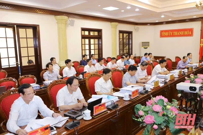 Ban Thường vụ Tỉnh ủy cho ý kiến vào các tờ trình của Ban Cán sự Đảng UBND tỉnh về tạo động lực phát triển kinh tế - xã hội