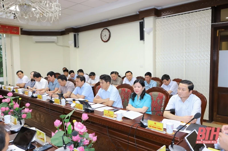 Thống nhất chương trình kỳ họp thứ 7 HĐND tỉnh Thanh Hoá khóa XVIII, nhiệm kỳ 2021-2026