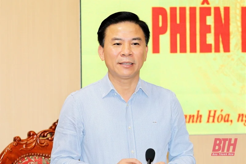 Thống nhất chương trình kỳ họp thứ 7 HĐND tỉnh Thanh Hoá khóa XVIII, nhiệm kỳ 2021-2026